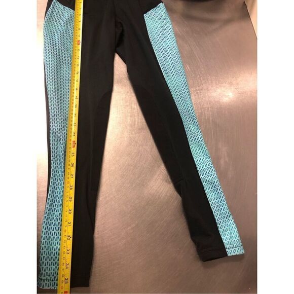 Kerrits Juniors Black and Blue Workout Activewear Horseback Riding Pants Size M - Picture 7 of 9
